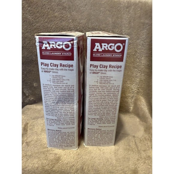 (2) ARGO Gloss Laundry Starch Crisp Finish ~Sealed Discontinued~16oz *READ* - Picture 2 of 5